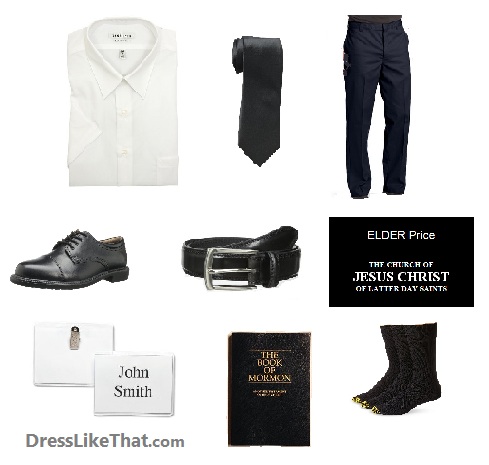 book of mormon - elder price costume ideas