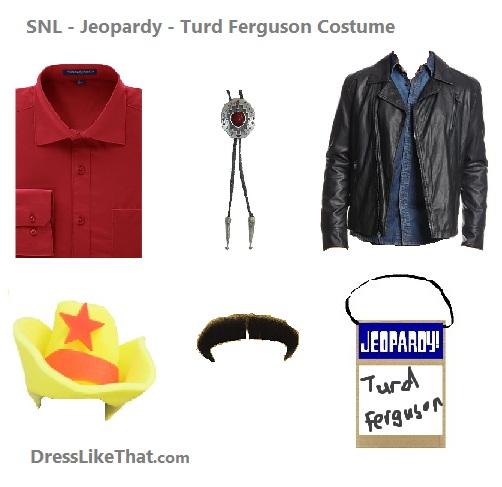 snl - jeopardy - turd ferguson costume ideas