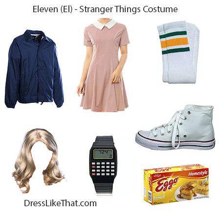 eleven - stranger things costume 03
