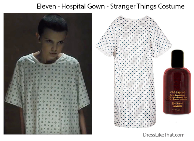 Eleven Hospital Gown Costume Stranger ... 