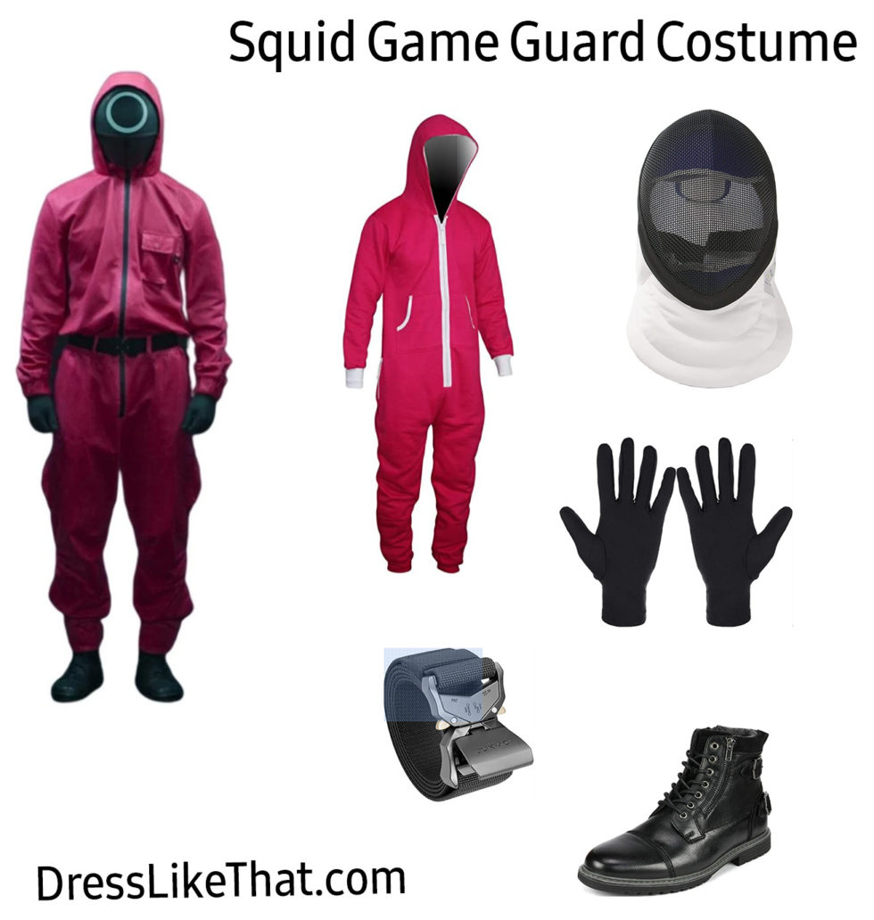 Squid Game Guard Costume Dress Like That