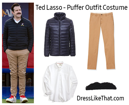 ted lasso puffer outfit