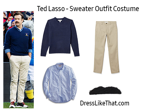 ted lasso sweater outfit