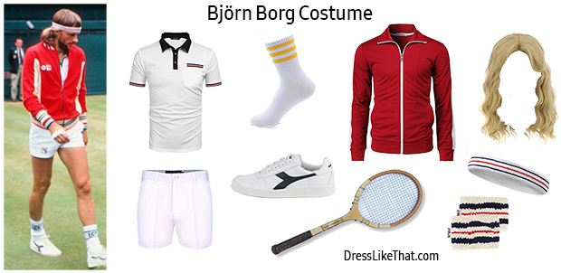 bjorn borg costume 01 items