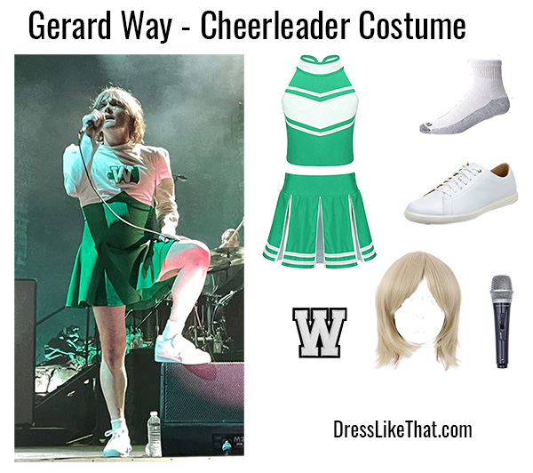 gerard way cheerleader costume 002