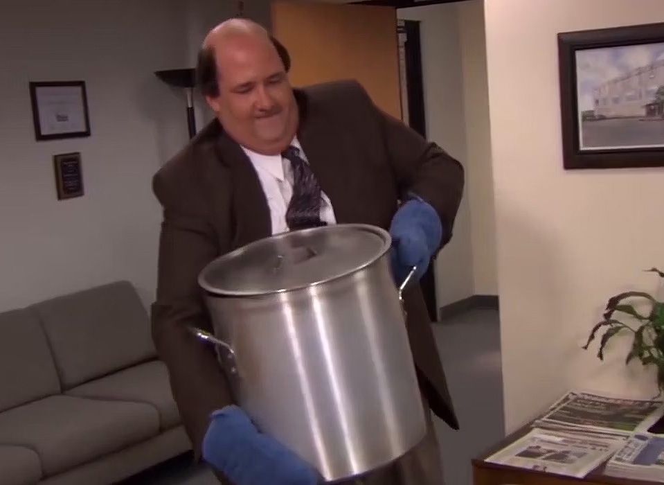 the office kevin malone chili costume